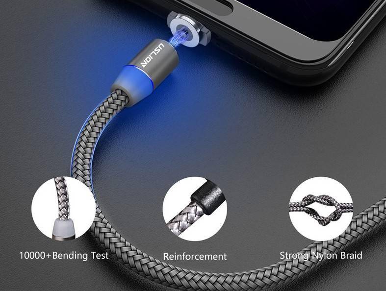 Magnetic USB Fast Charging Micro USB and Type C Cable Smartphone Accessories CoolTech Gadgets free shipping |Activity trackers, Wireless headphones