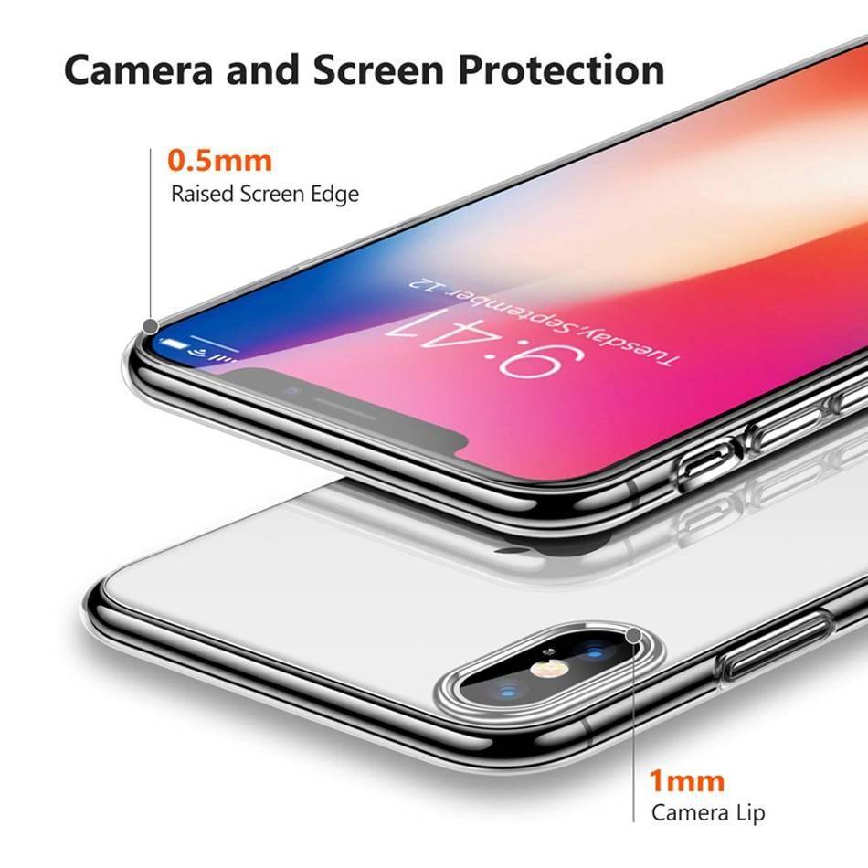 Luxury Case For iPhone X XS 8 7 6 s Plus Capinhas Ultra Thin Slim Soft TPU Silicone Cover Case For iPhone XR 8 11 7 Coque Fundas