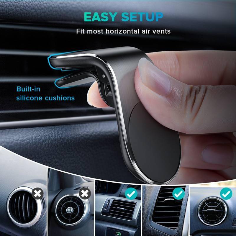 Metal Magnetic Car Phone Holder- Vent Clip Mount Magnet Mobile Stand For iPhone XS Max Holders & Stands Smartphone Accessories CoolTech Gadgets free shipping |Activity trackers, Wireless headphones