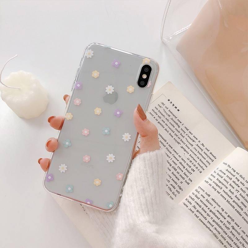 Lovebay Soft Clear Phone Cases For iphone 11 Pro X XS Max XR 6 6S 7 8 Plus Case Floral Love Heart Transparent Silicon Back Cover