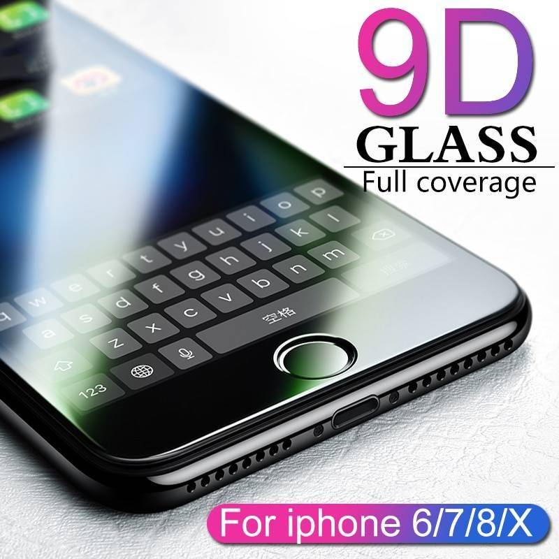 9D protective glass for iPhone 6 6S 7 8 plus X XS 11 pro MAX glass on iphone 7 6 8 plus XR XS MAX 11 Pro MAX 11 screen protector Other CoolTech Gadgets free shipping |Activity trackers, Wireless headphones