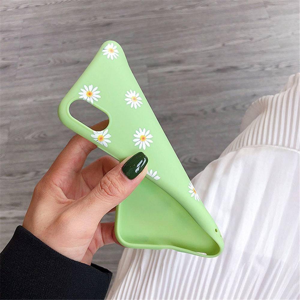 Floral Soft Silicone Phone Case for iPhone
