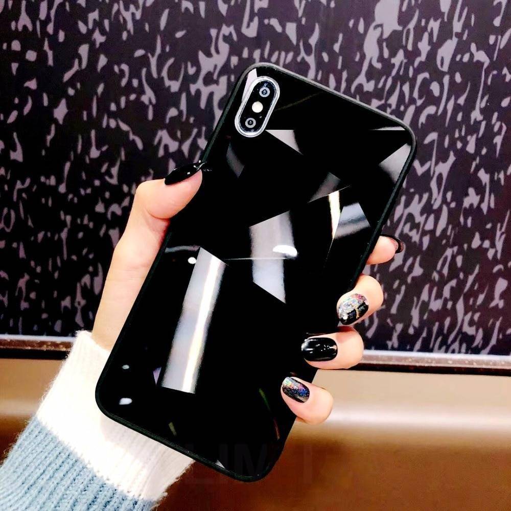Diamond Texture Mirror Phone Case for iPhone iPhone cases, wireless speakers, activity trackers & cool gadgets